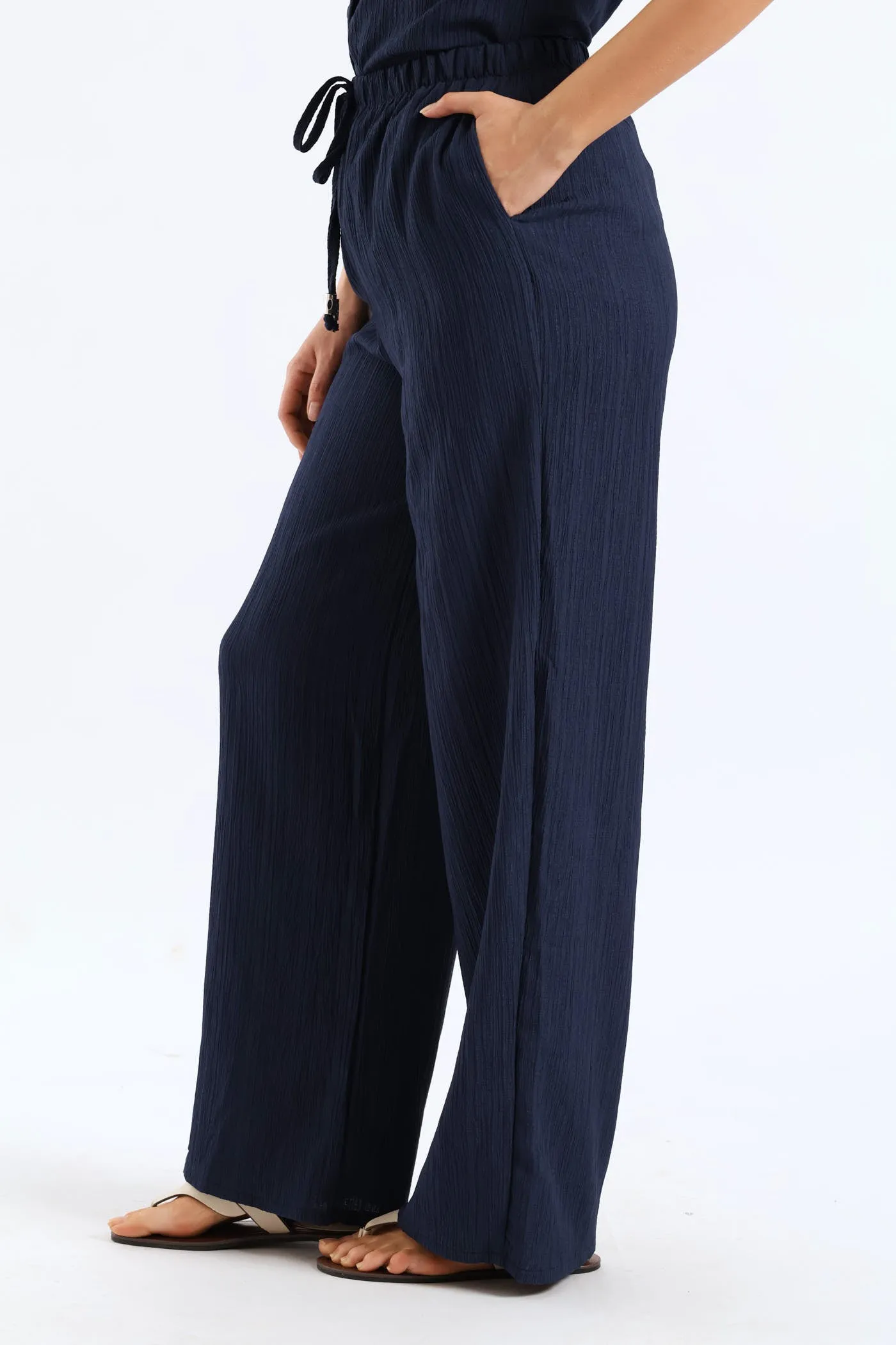 Pull-On Crinkle Pant - Navy sold by Edgars product image thumbnail 2