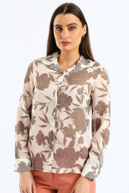 Floral Chiffon Shirt sold by Edgars
