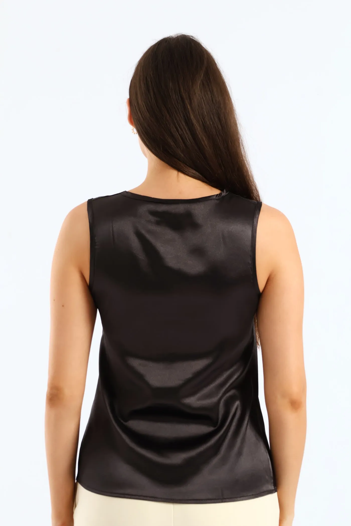 Satin Tank Top - Black sold by Edgars product image thumbnail 5
