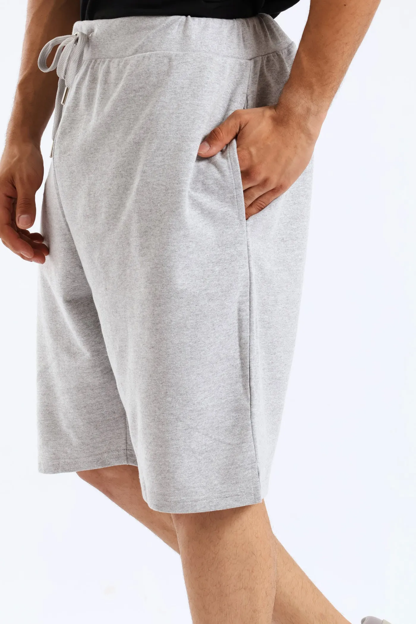 Fleece Shorts - Grey Melange sold by Edgars product image thumbnail 3