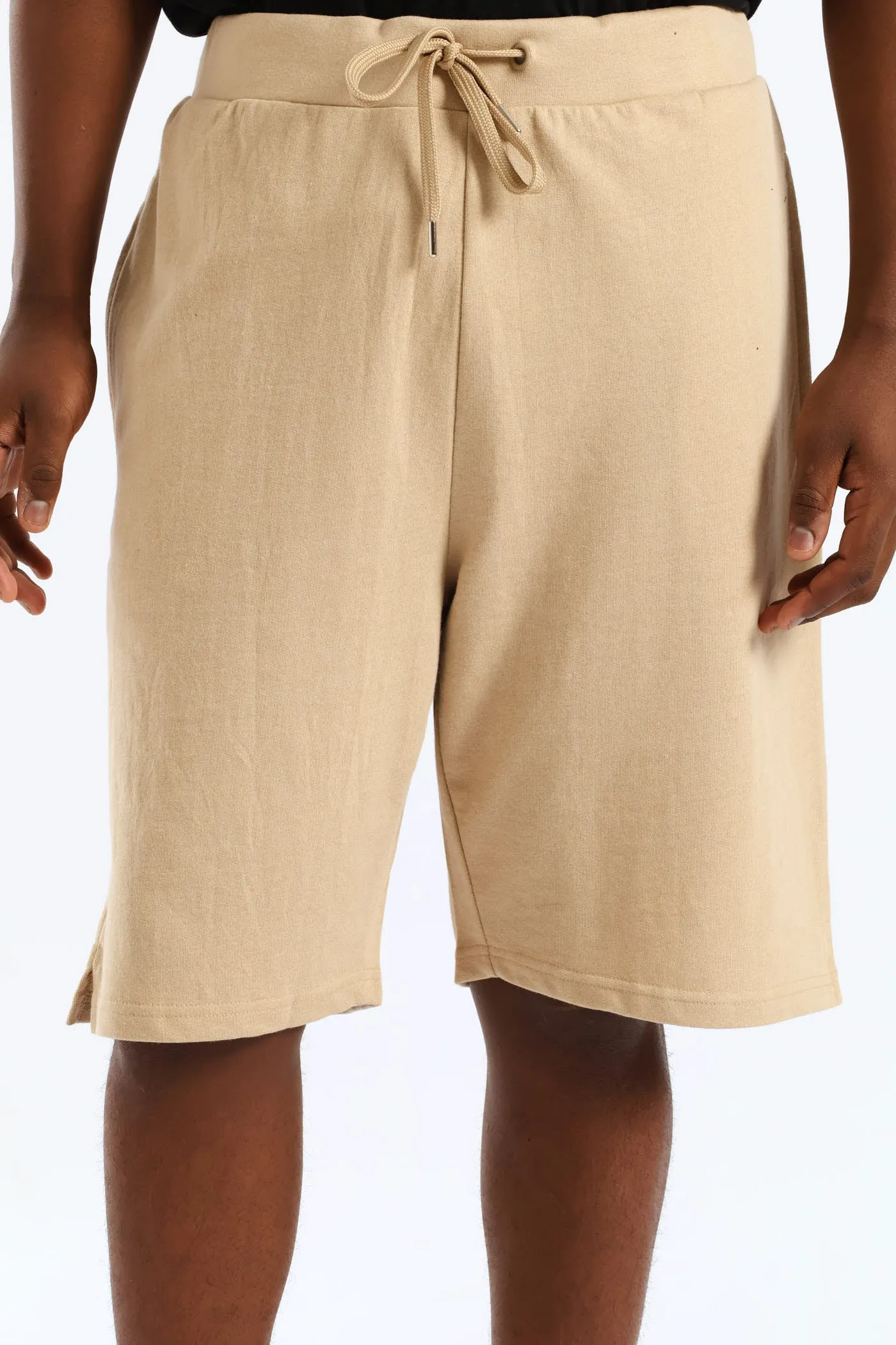 Fleece Shorts - Taupe sold by Edgars