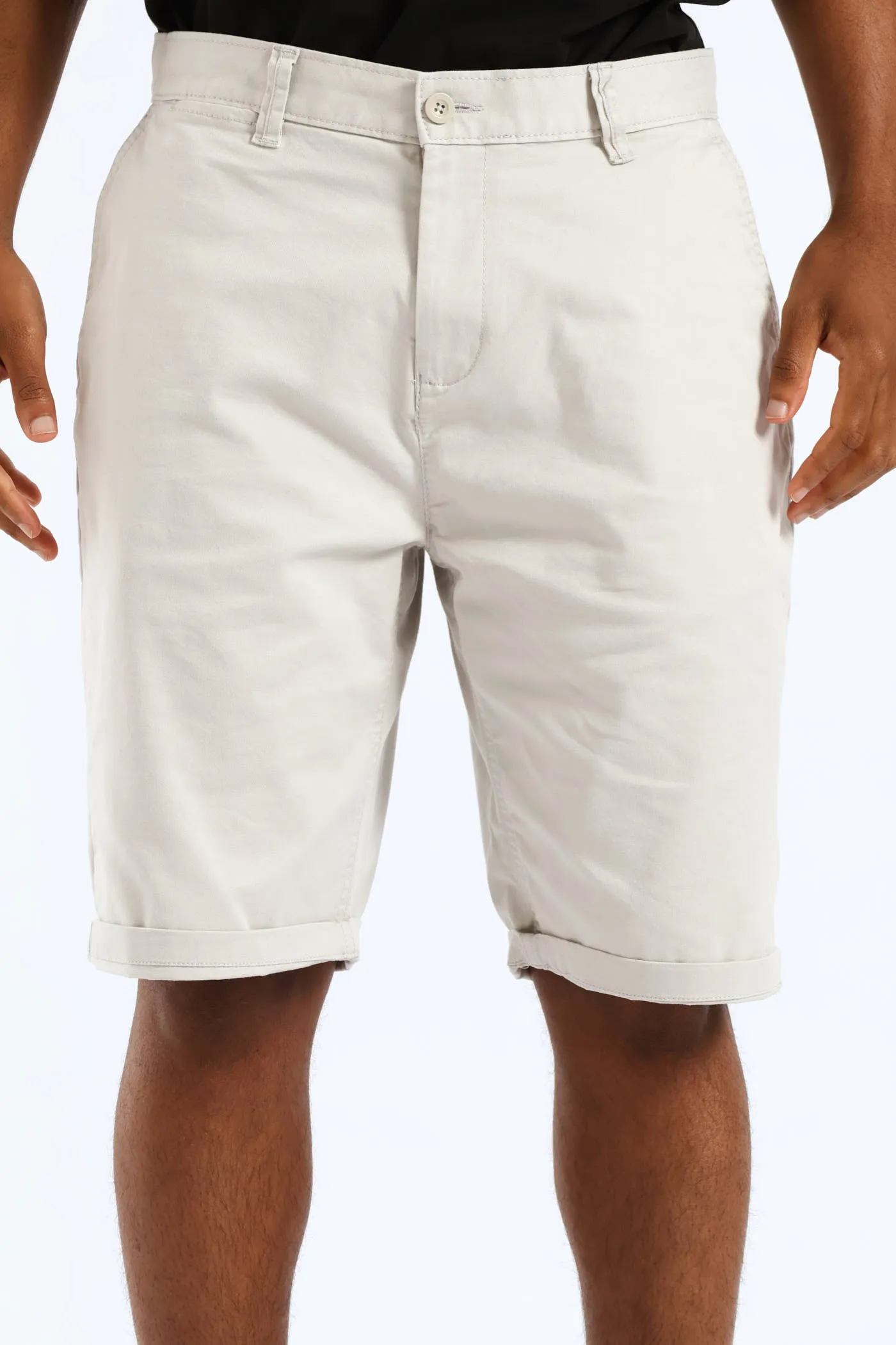 Chino Shorts - Light Stone sold by Edgars