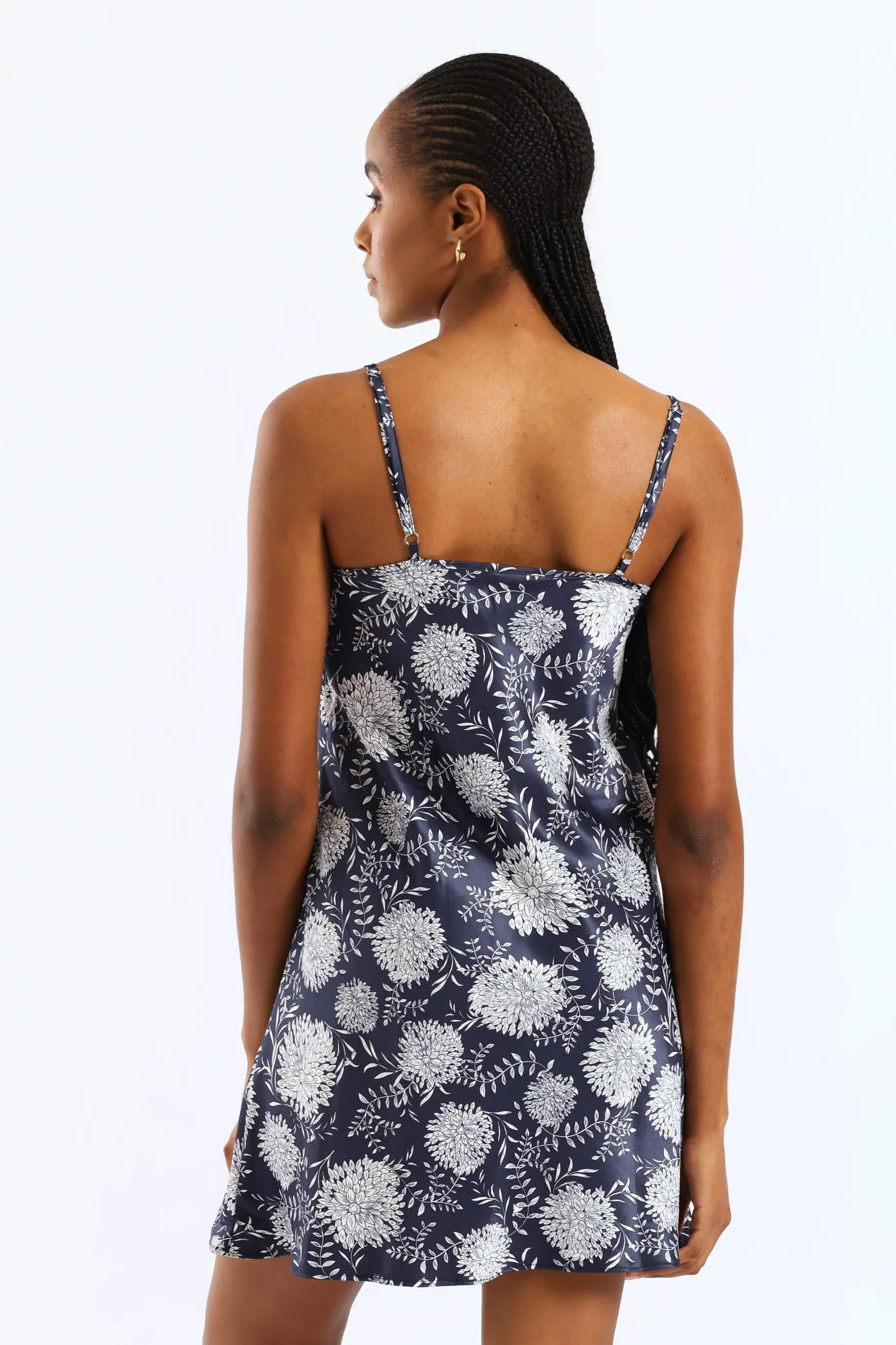 2 Pack Floral Line Chemise - Navy sold by Edgars product image thumbnail 4