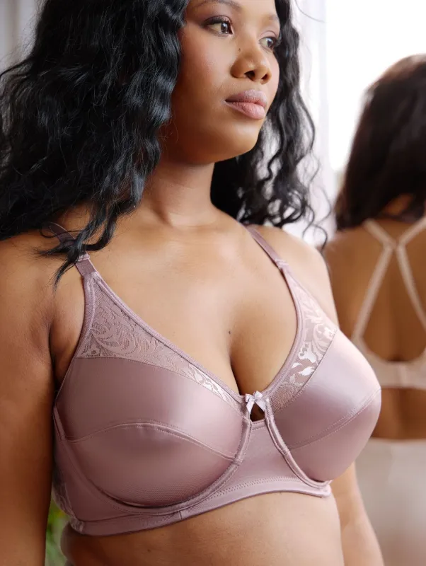 Miracle Underwire Racerback Bra - Mocha sold by Edgars