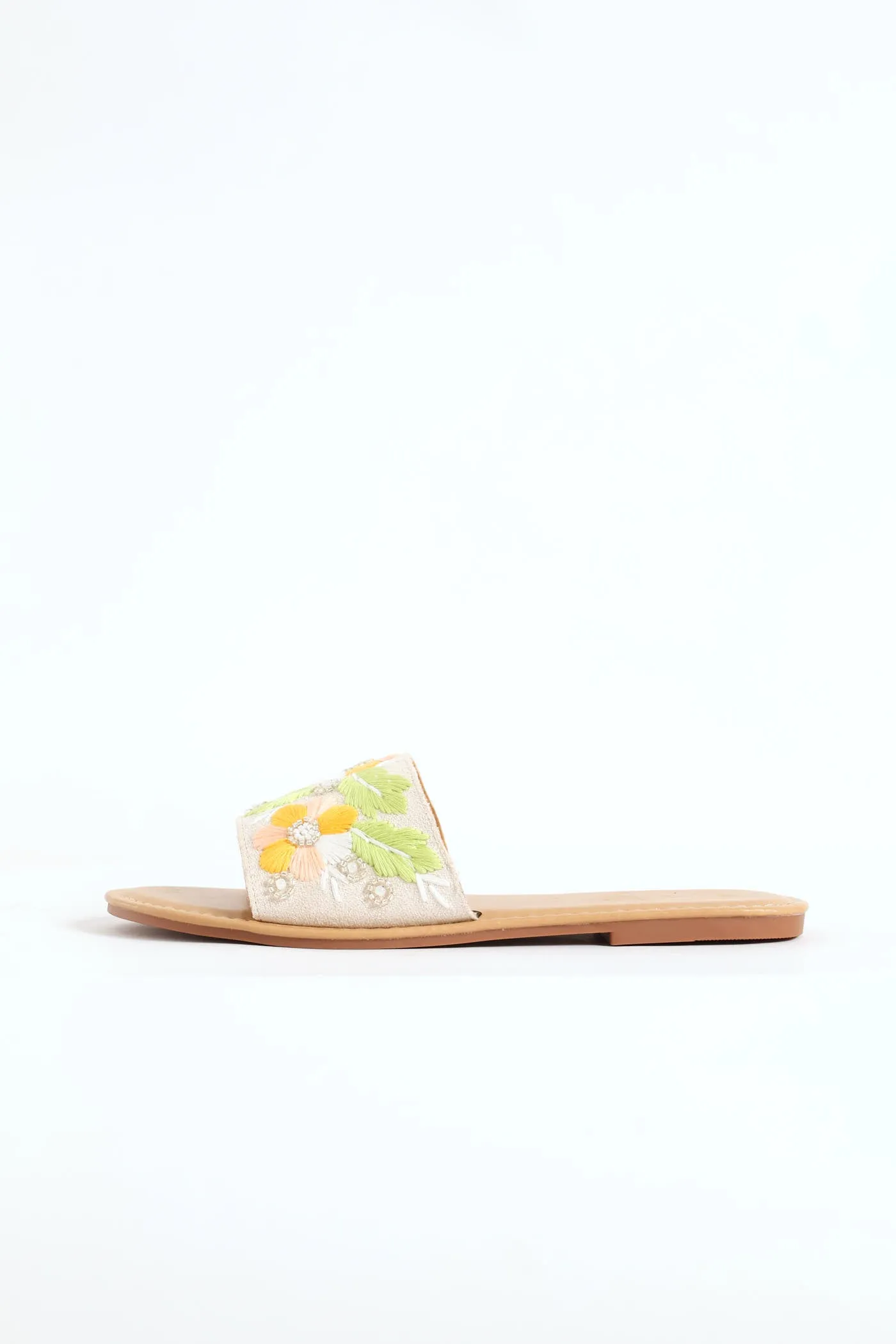 Floral Embroidery Single Band Mule Sandal - Multi sold by Edgars product image thumbnail 4