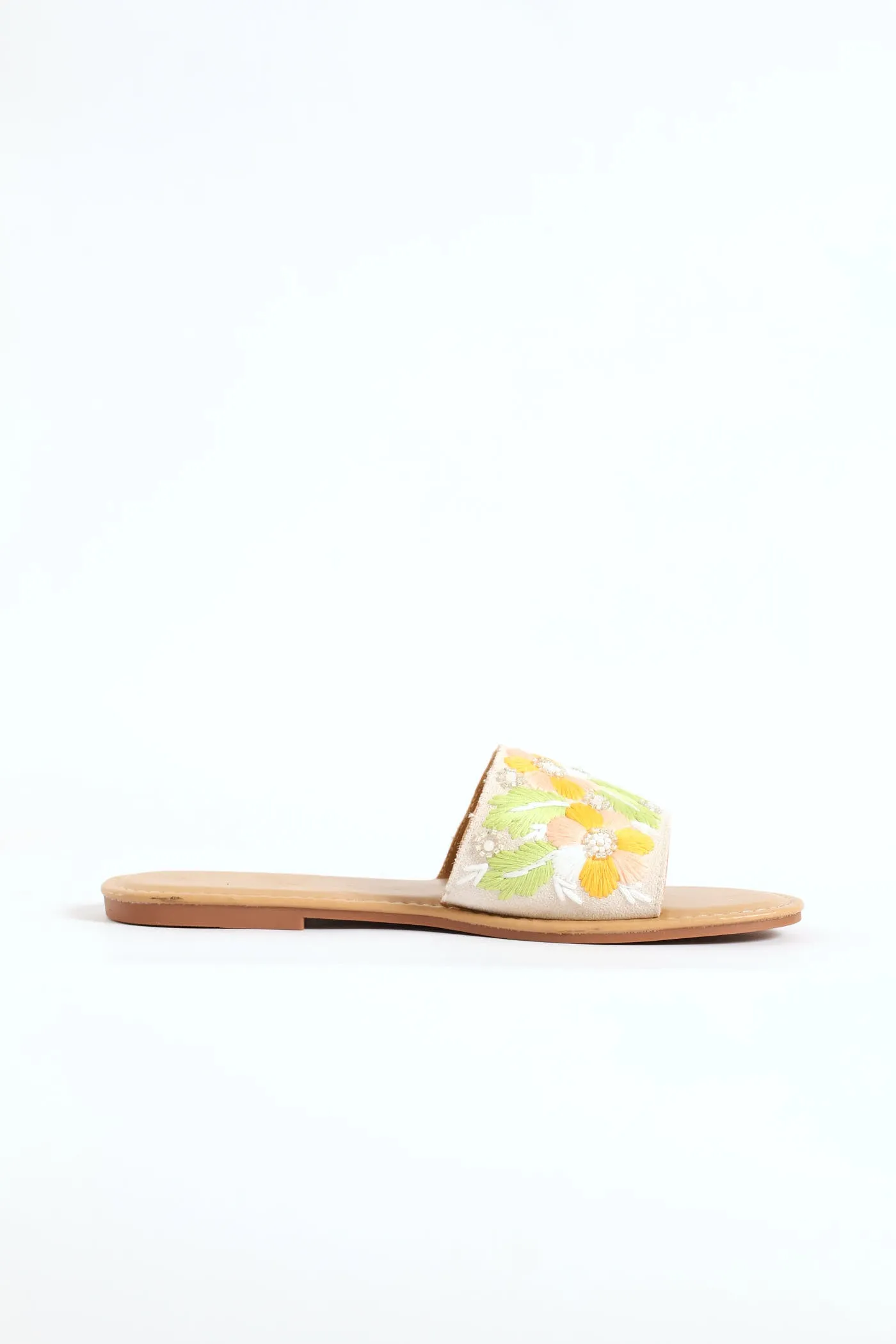 Floral Embroidery Single Band Mule Sandal - Multi sold by Edgars product image thumbnail 3