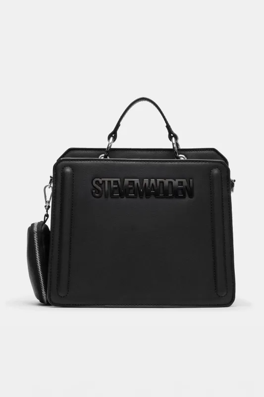Bevelyn Top Handle Bag - Black sold by Edgars