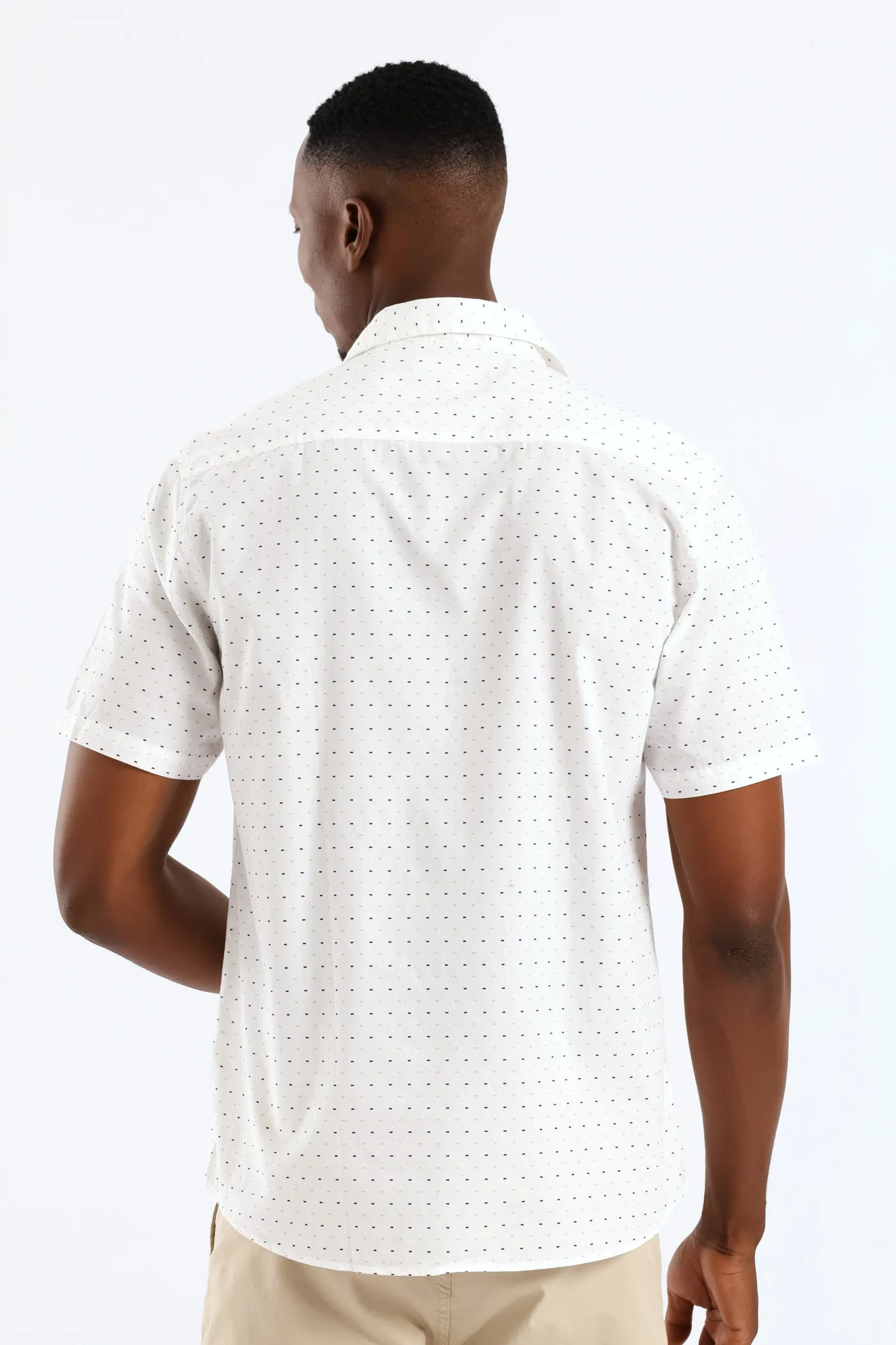 Dot Dash Regular Shirt - White sold by Edgars product image thumbnail 2