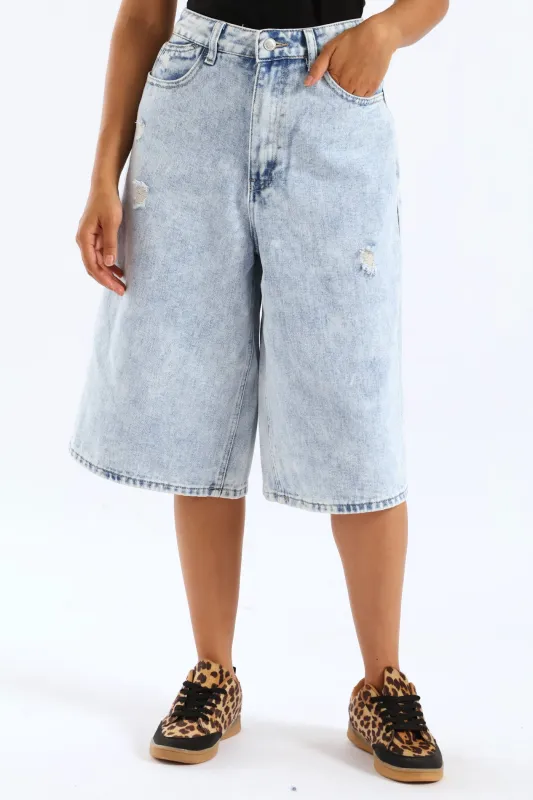 Jean Short - Acid Wash sold by Edgars