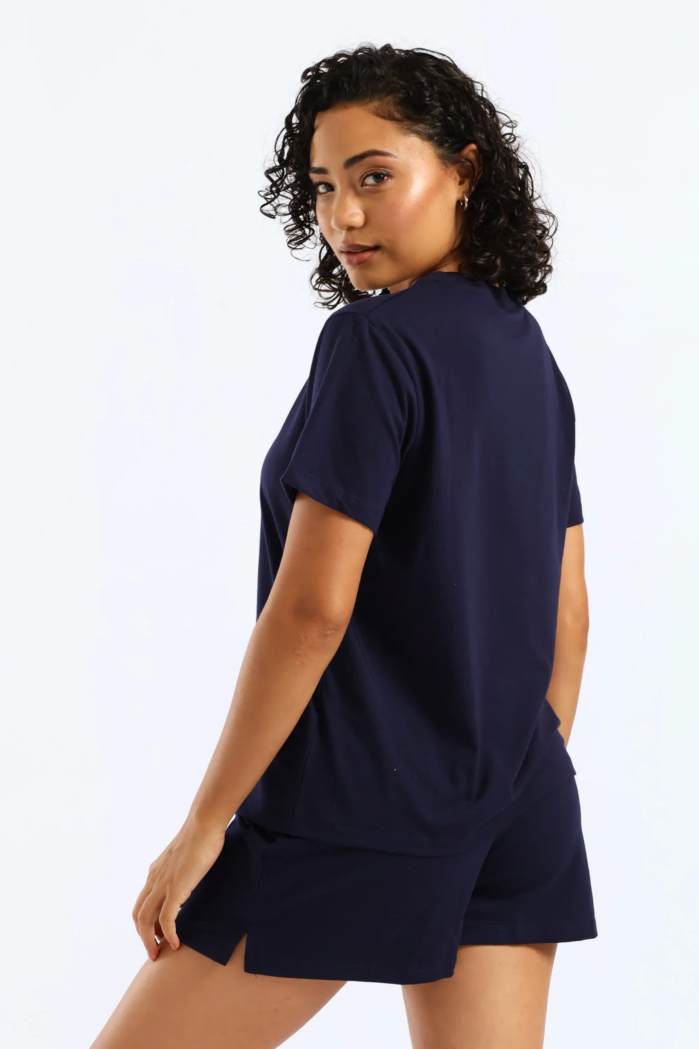 Knit Short Sleep Set - Navy sold by Edgars product image thumbnail 4