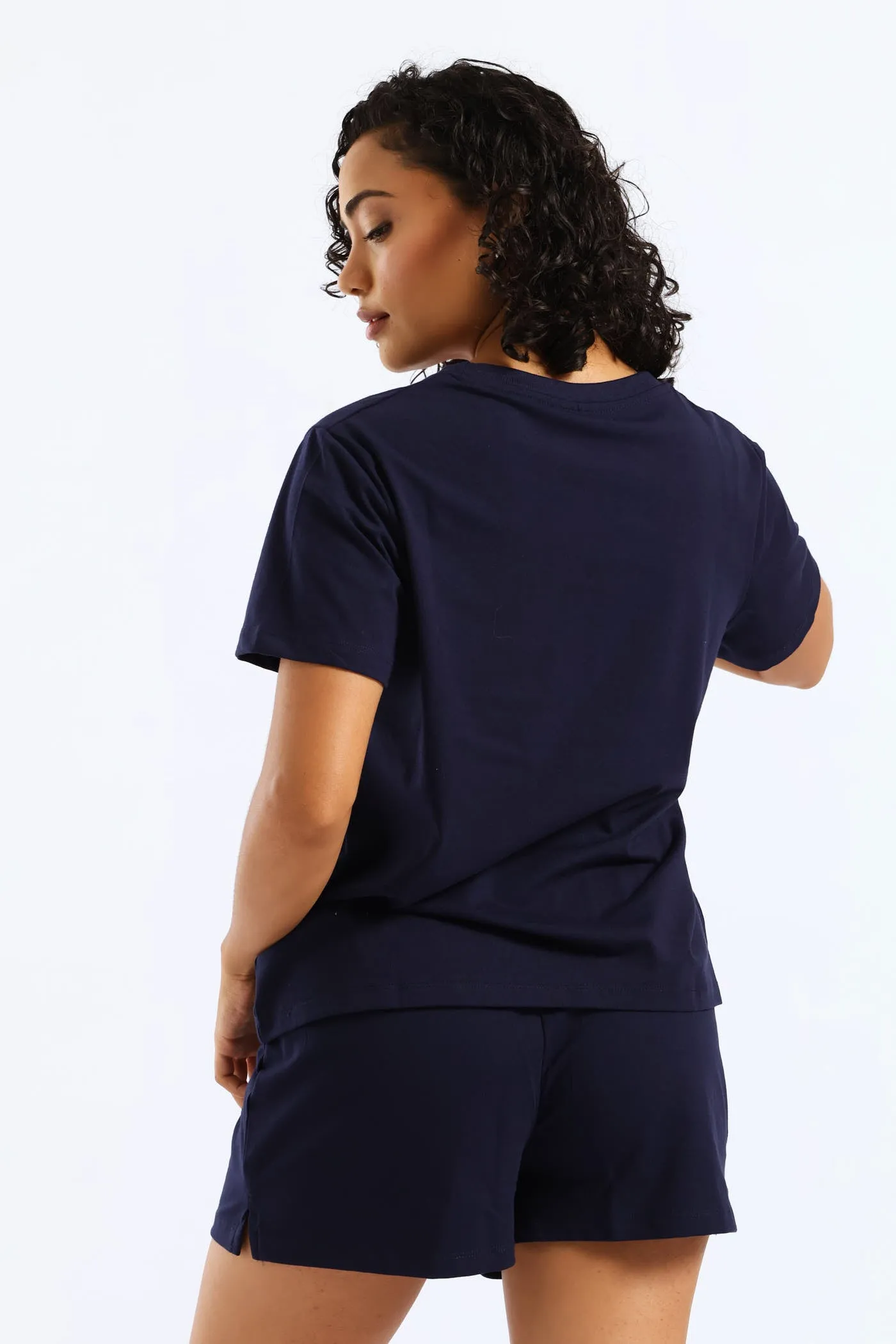 Knit Short Sleep Set - Navy sold by Edgars product image thumbnail 2