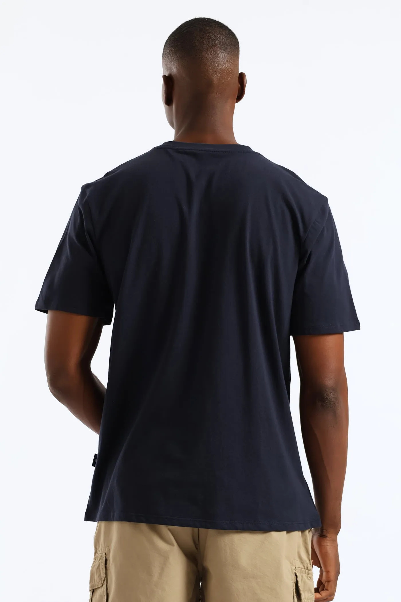 Superior Quality Label Tee - Navy sold by Edgars product image thumbnail 4