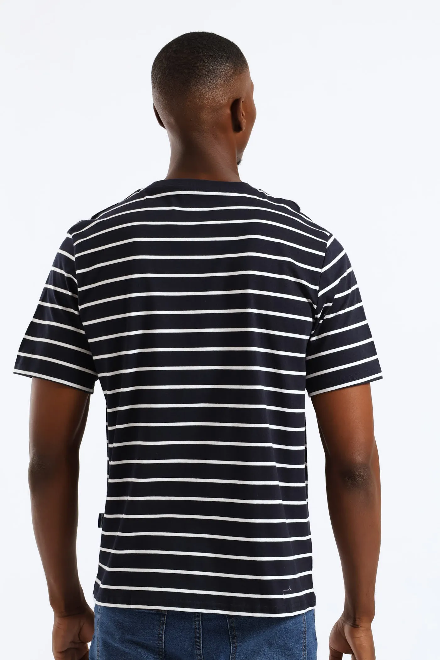 Stripe Tee - Navy sold by Edgars product image thumbnail 4