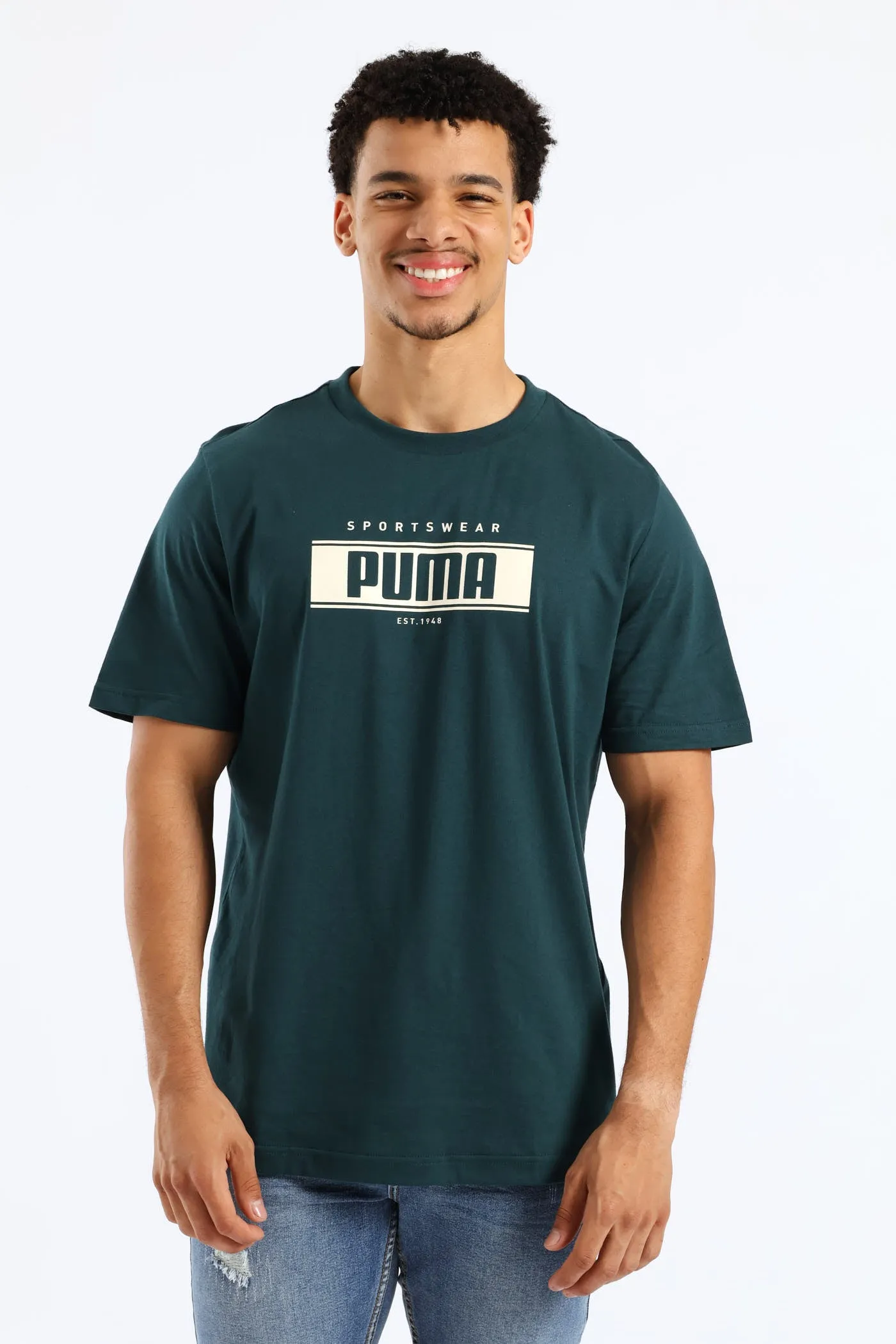 Graphic Sportswear Tee - Forest Green sold by Edgars