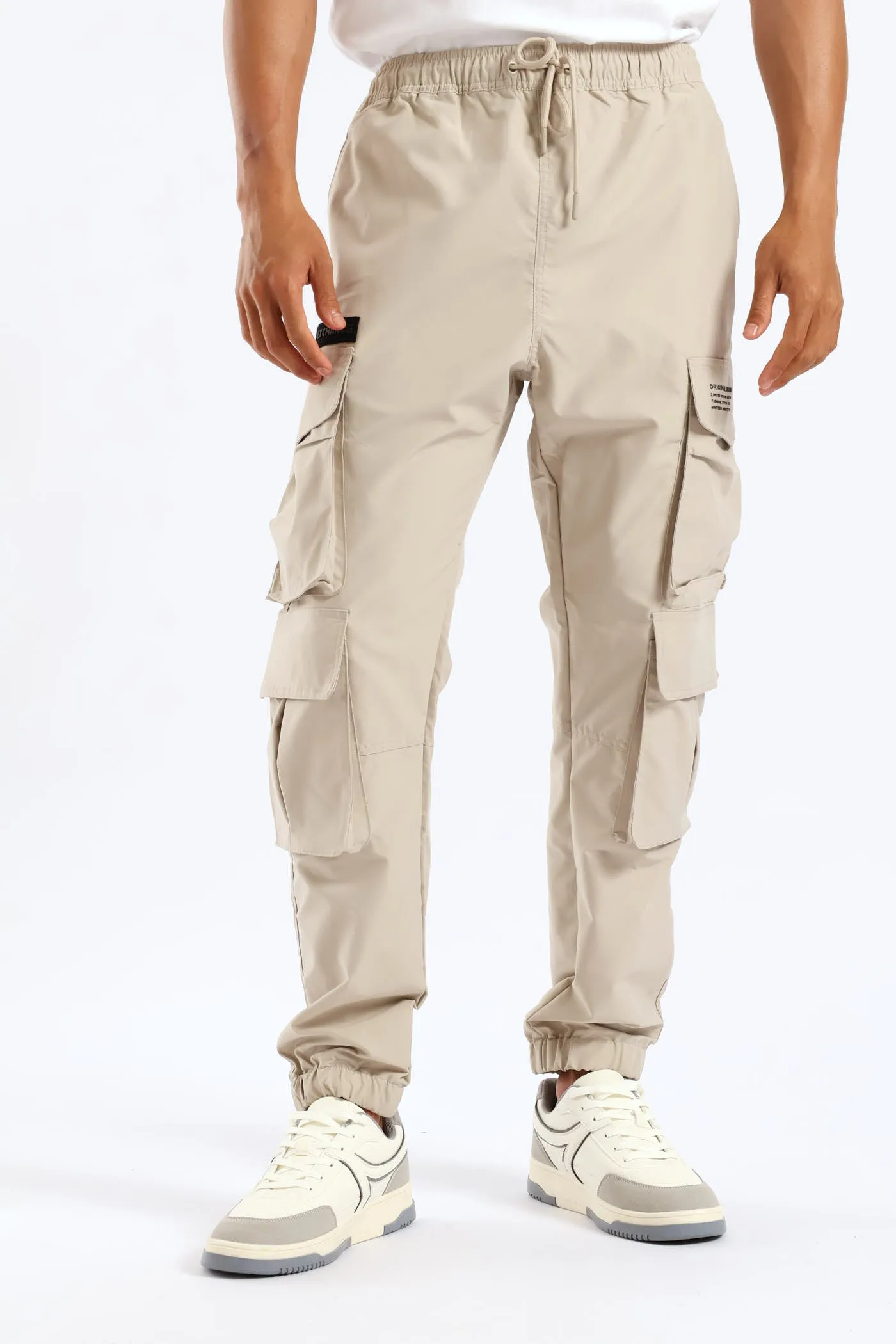 Multi Pocket Cargo Pant - Stone sold by Edgars
