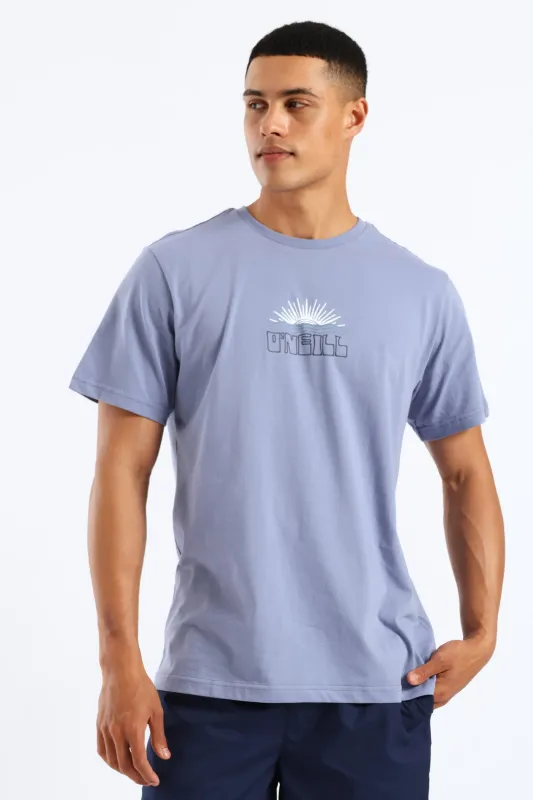 Ray & Waves Tee - Blue sold by Edgars