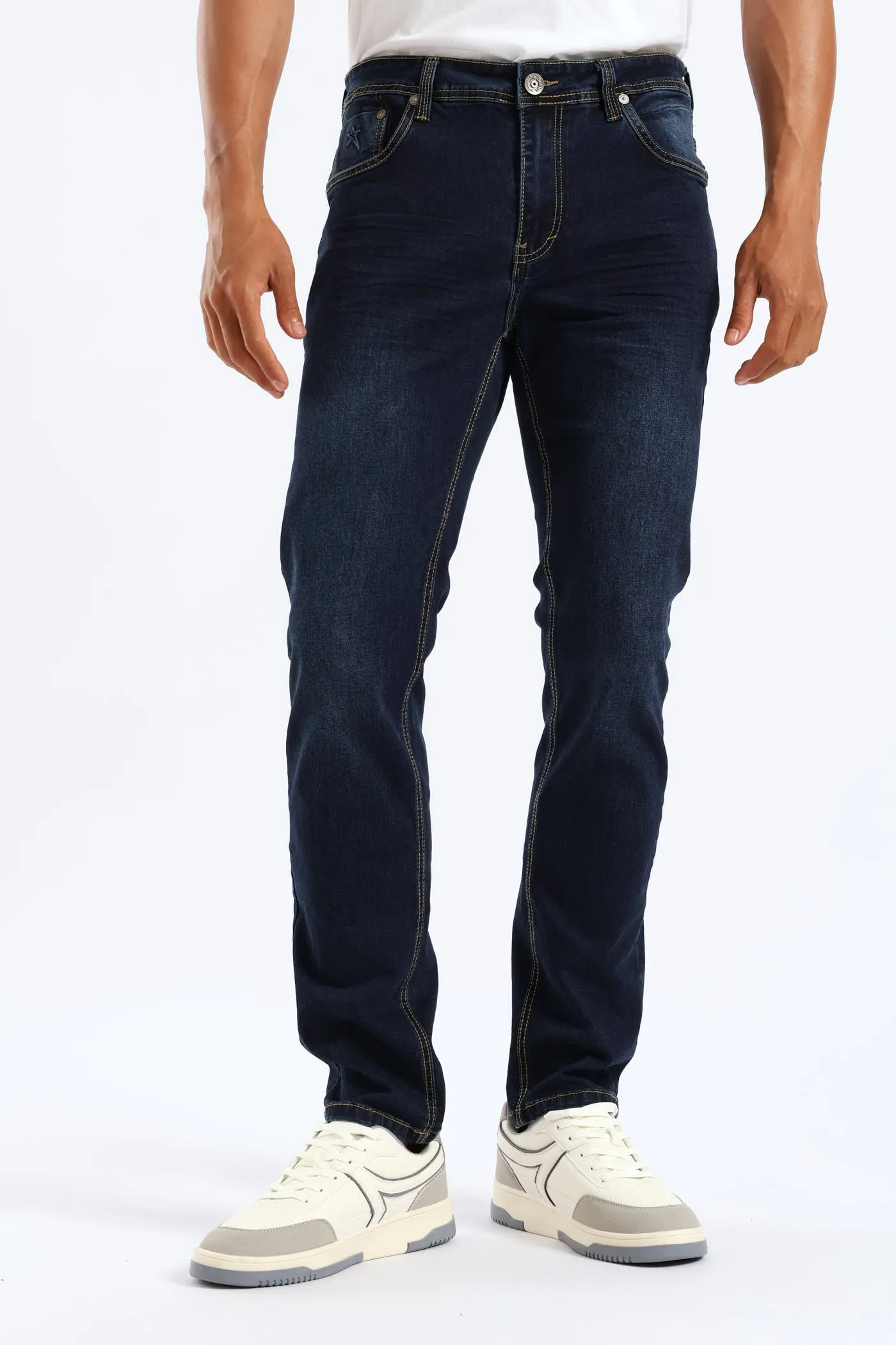 Terminator Skinny Denim - Dark Indigo sold by Edgars