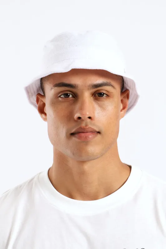 Dots Bucket Hat - White sold by Edgars