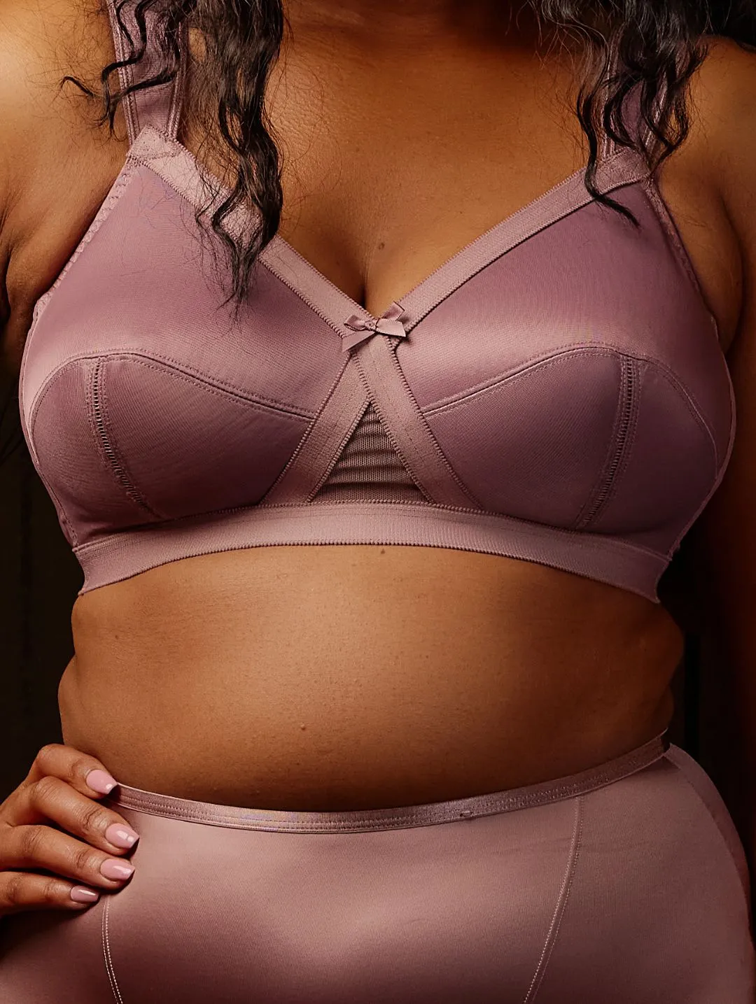 2 Pack Microfibre Cross Your Heart Bras - Mocha/Black sold by Edgars product image thumbnail 3