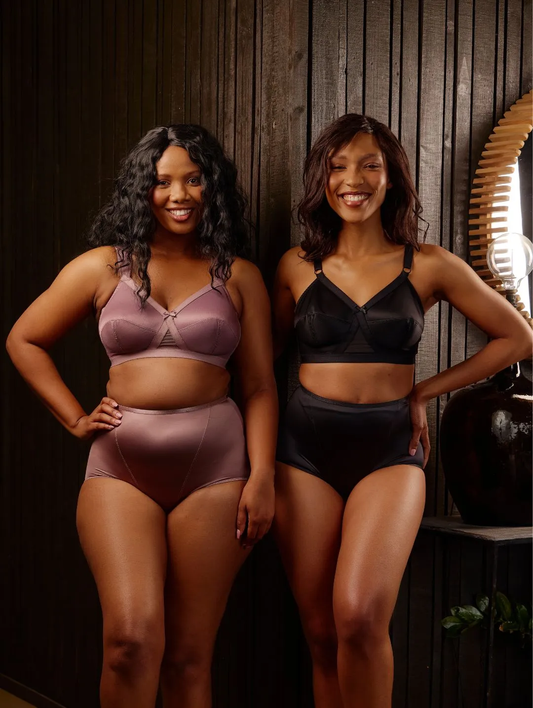 2 Pack Microfibre Cross Your Heart Bras - Mocha/Black sold by Edgars product image thumbnail 2