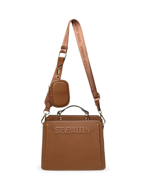 Bevelyn Top Handle Bag - Brown sold by Edgars