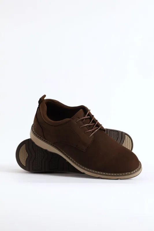 Ronnie Smart Casual Derby Shoe - Brown sold by Edgars