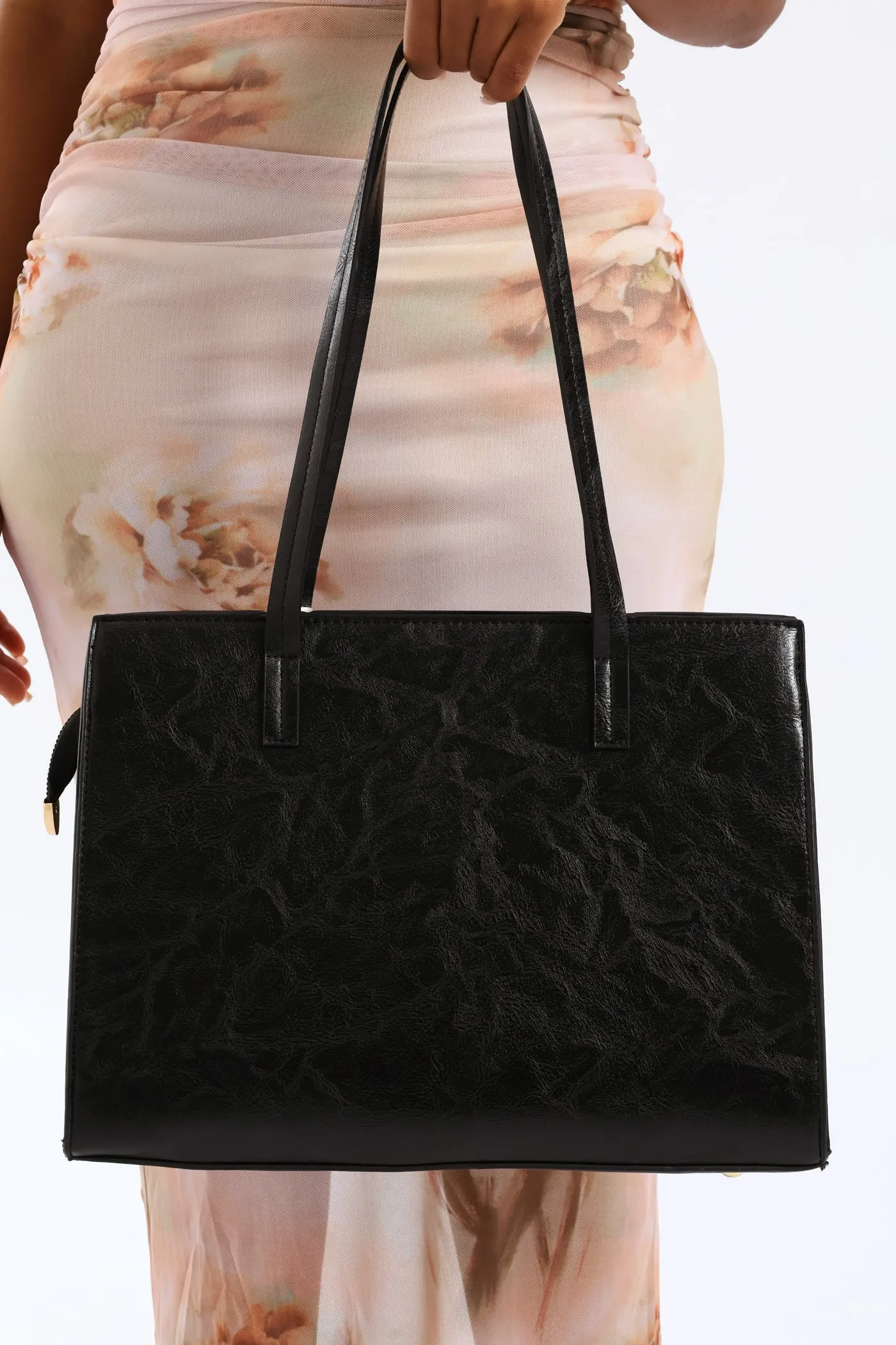 Square Shopper Bag - Black sold by Edgars product image thumbnail 2
