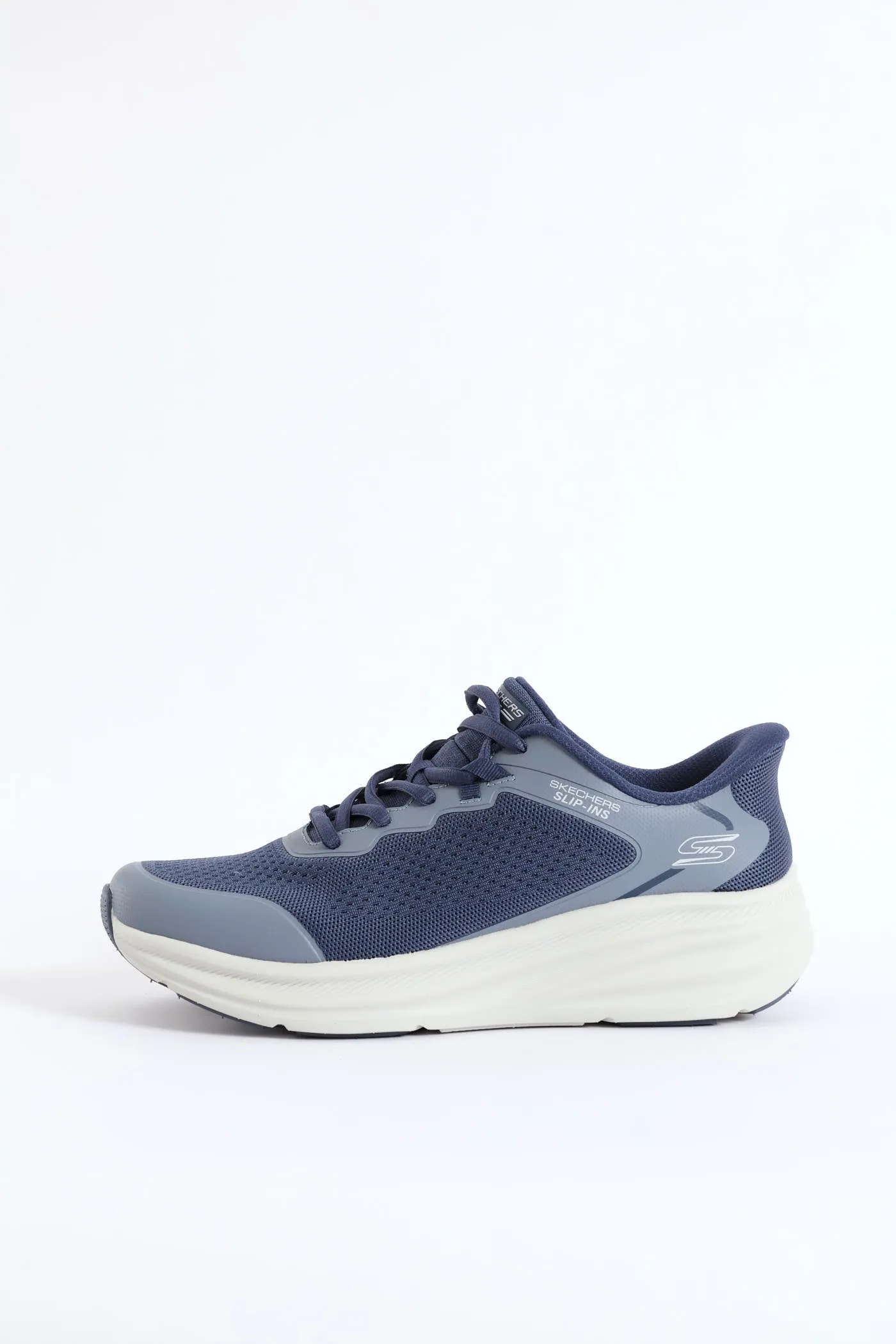 Bobs Skillz Fly Knit Lace Up Sneaker - Navy sold by Edgars product image thumbnail 2
