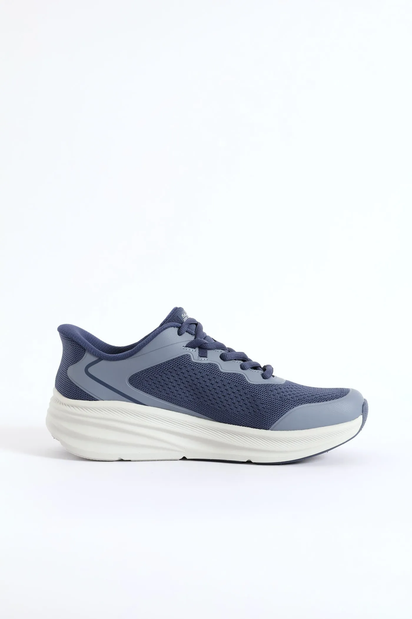 Bobs Skillz Fly Knit Lace Up Sneaker - Navy sold by Edgars product image thumbnail 3