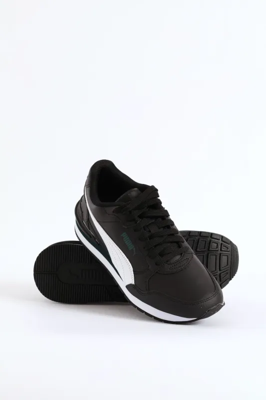 Street Runner V4 Lo Sneaker - Black/White sold by Edgars