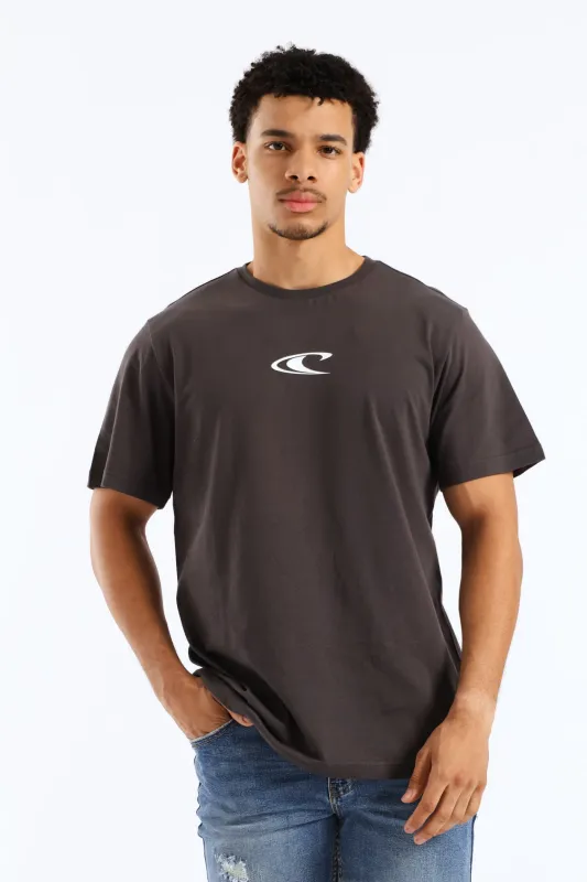 Wave Crest Tee - Grey sold by Edgars