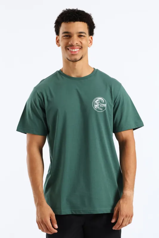 Circle Surfer Tee - Green sold by Edgars