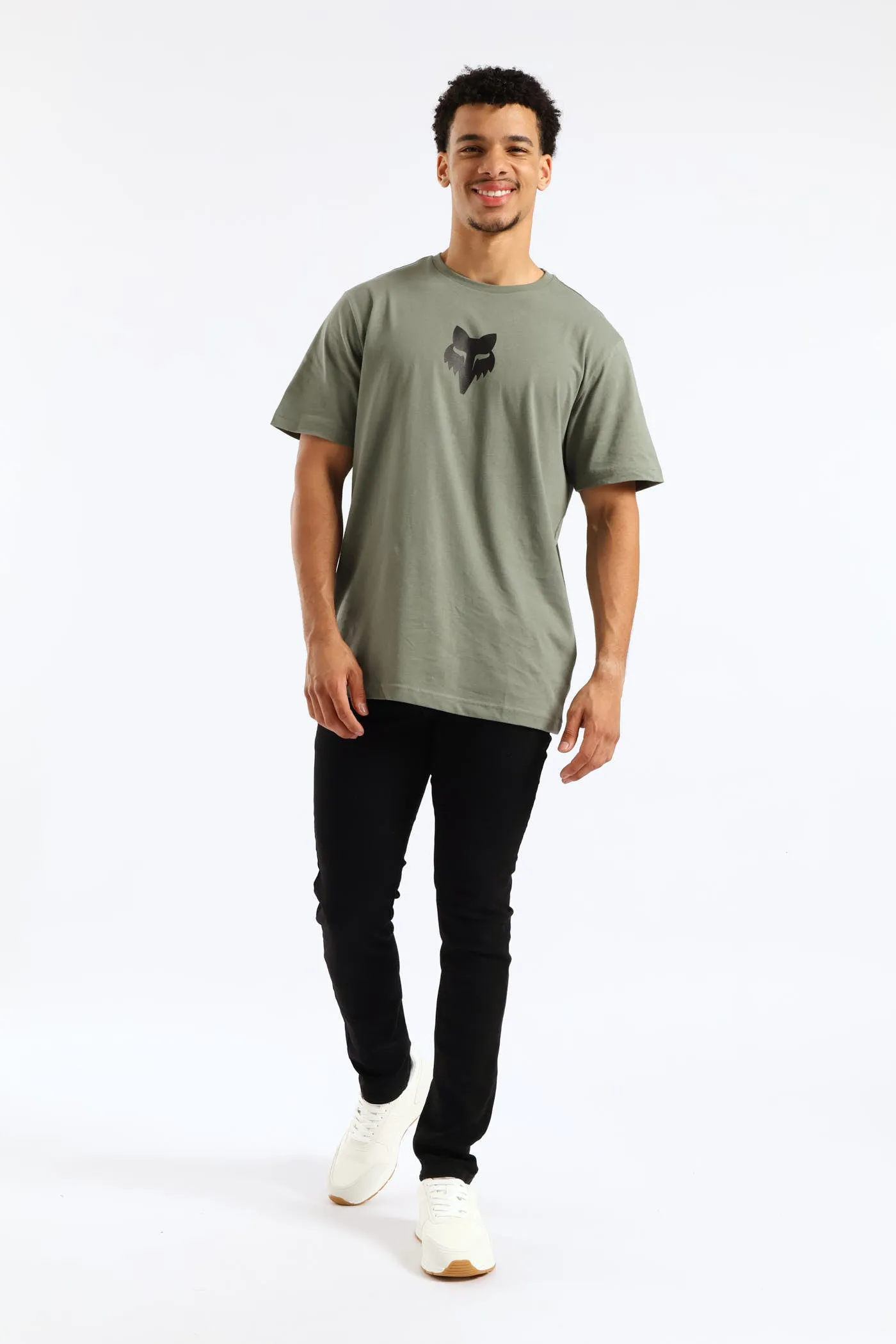 Fox Head Tee - Olive sold by Edgars product image thumbnail 5