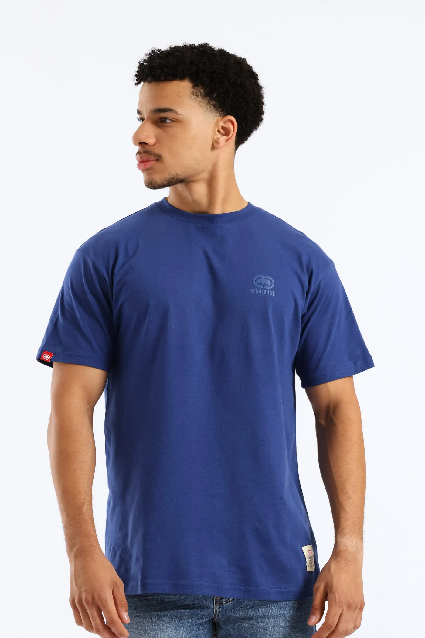 Never Out Tonal Tee - Blue sold by Edgars