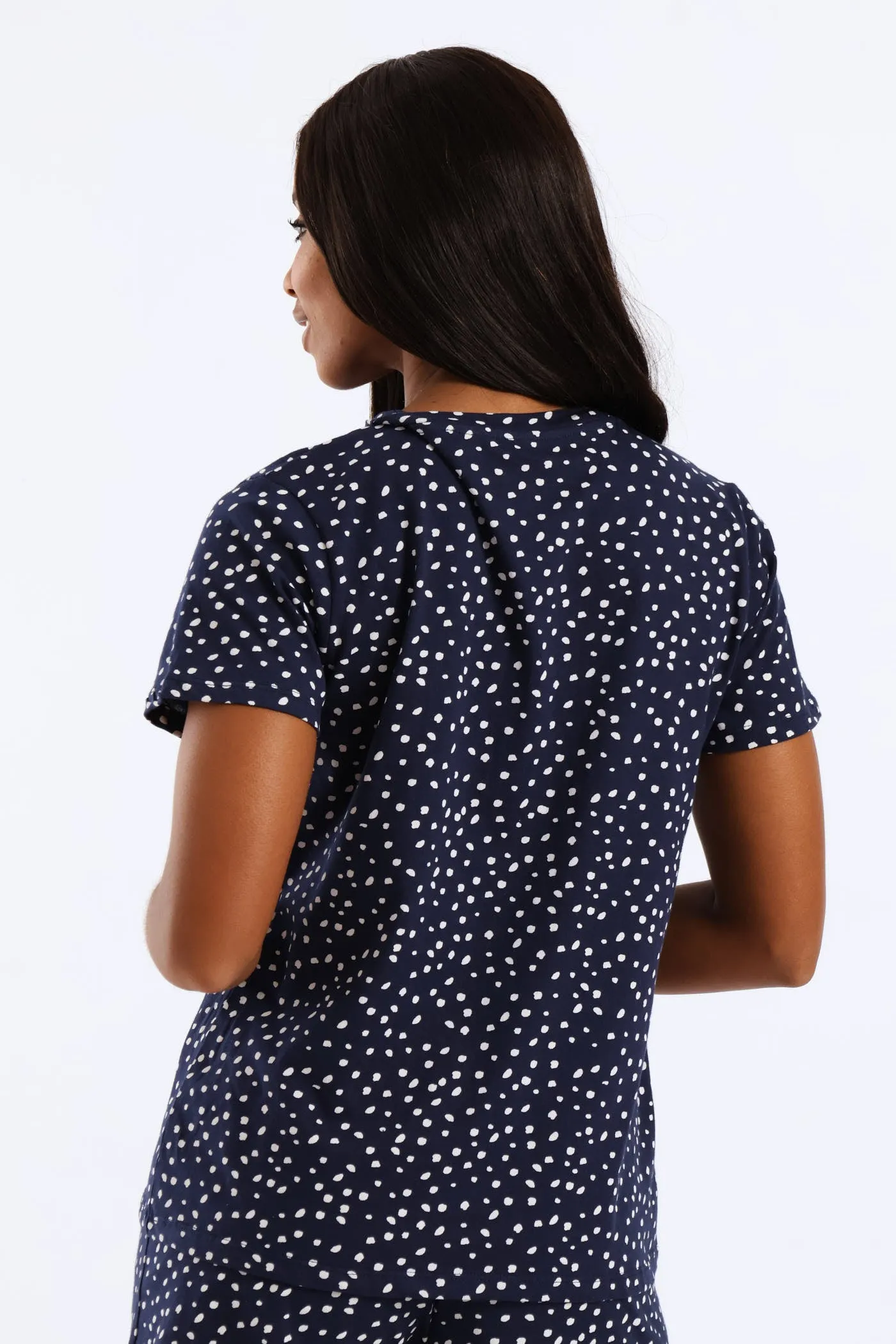 Spots Sleep Tee - Navy/White sold by Edgars product image thumbnail 5