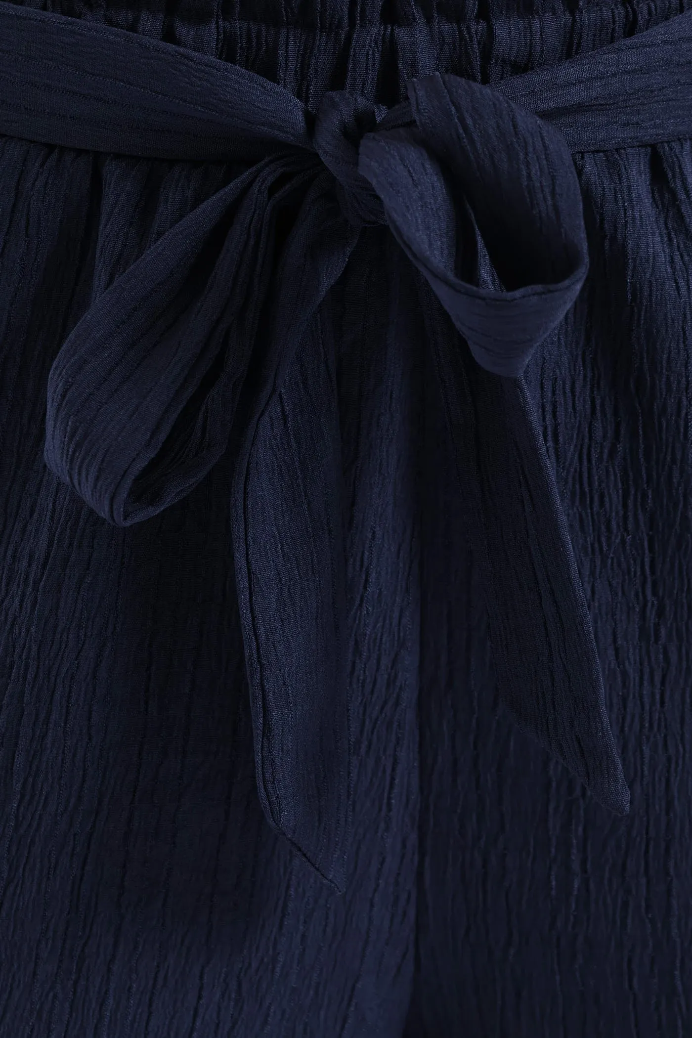 Belted Elasticated Mid Thigh Shorts - Navy sold by Edgars product image thumbnail 2