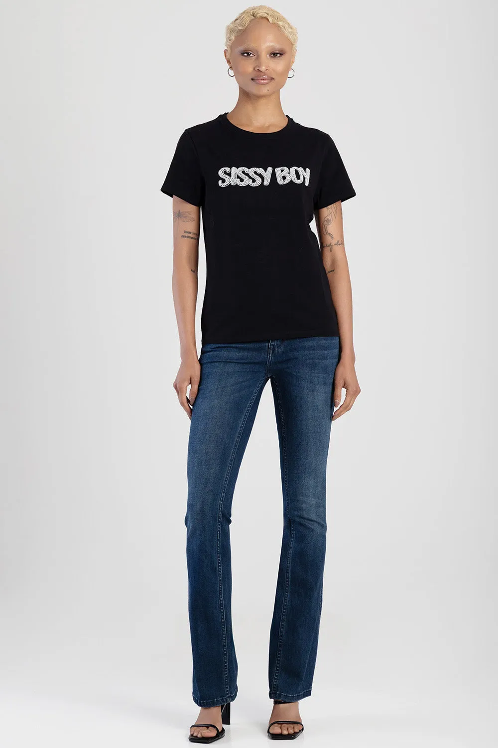 So Long Summer Pearl & Bling Regular Fit Top - Black sold by Edgars product image thumbnail 5