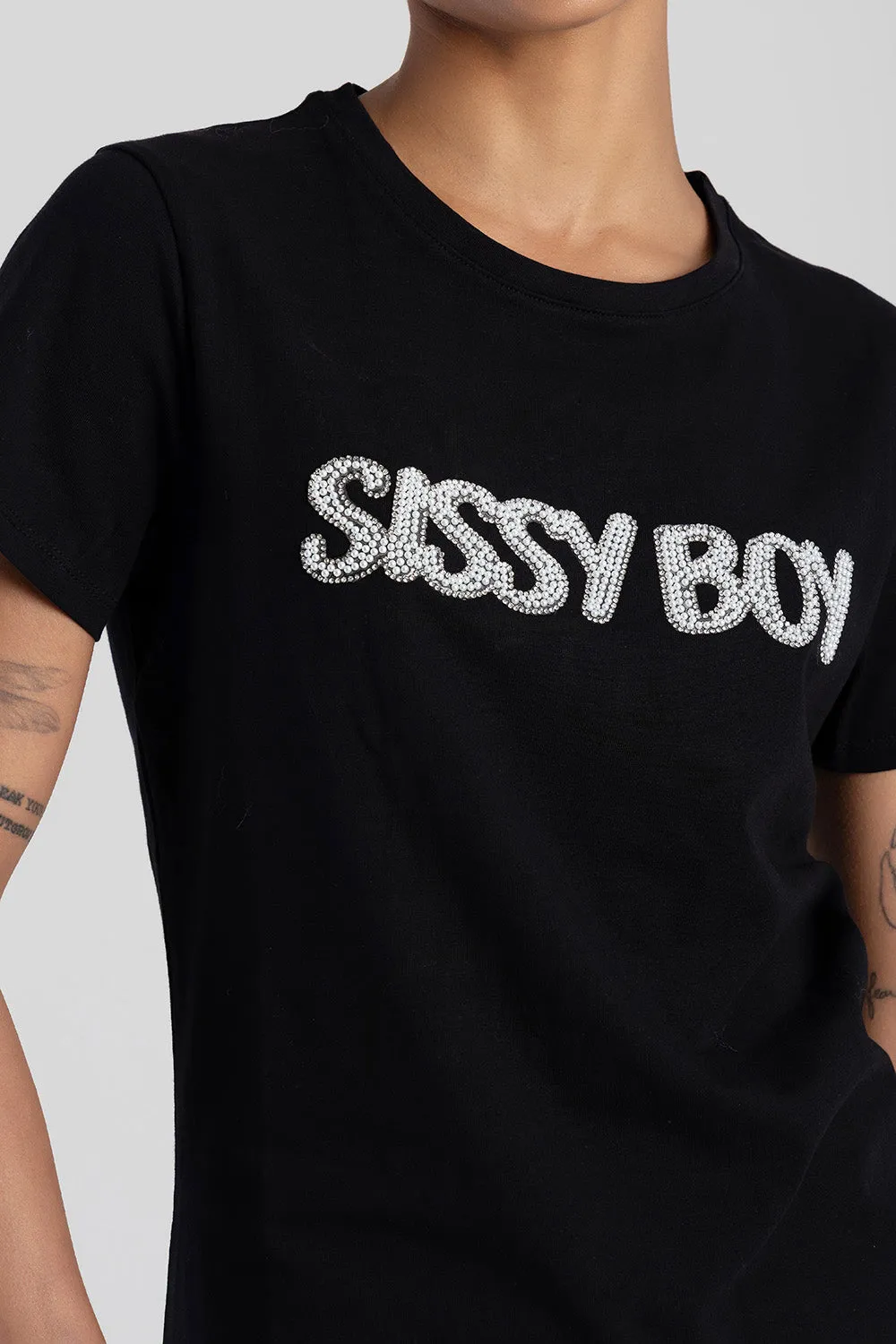 So Long Summer Pearl & Bling Regular Fit Top - Black sold by Edgars product image thumbnail 2