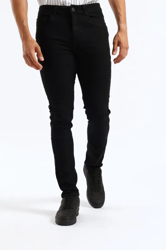 Basic Skinny Jean - Black sold by Edgars
