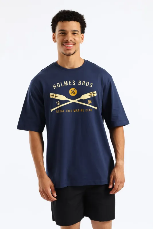 Royal Zulu Tee - Navy sold by Edgars