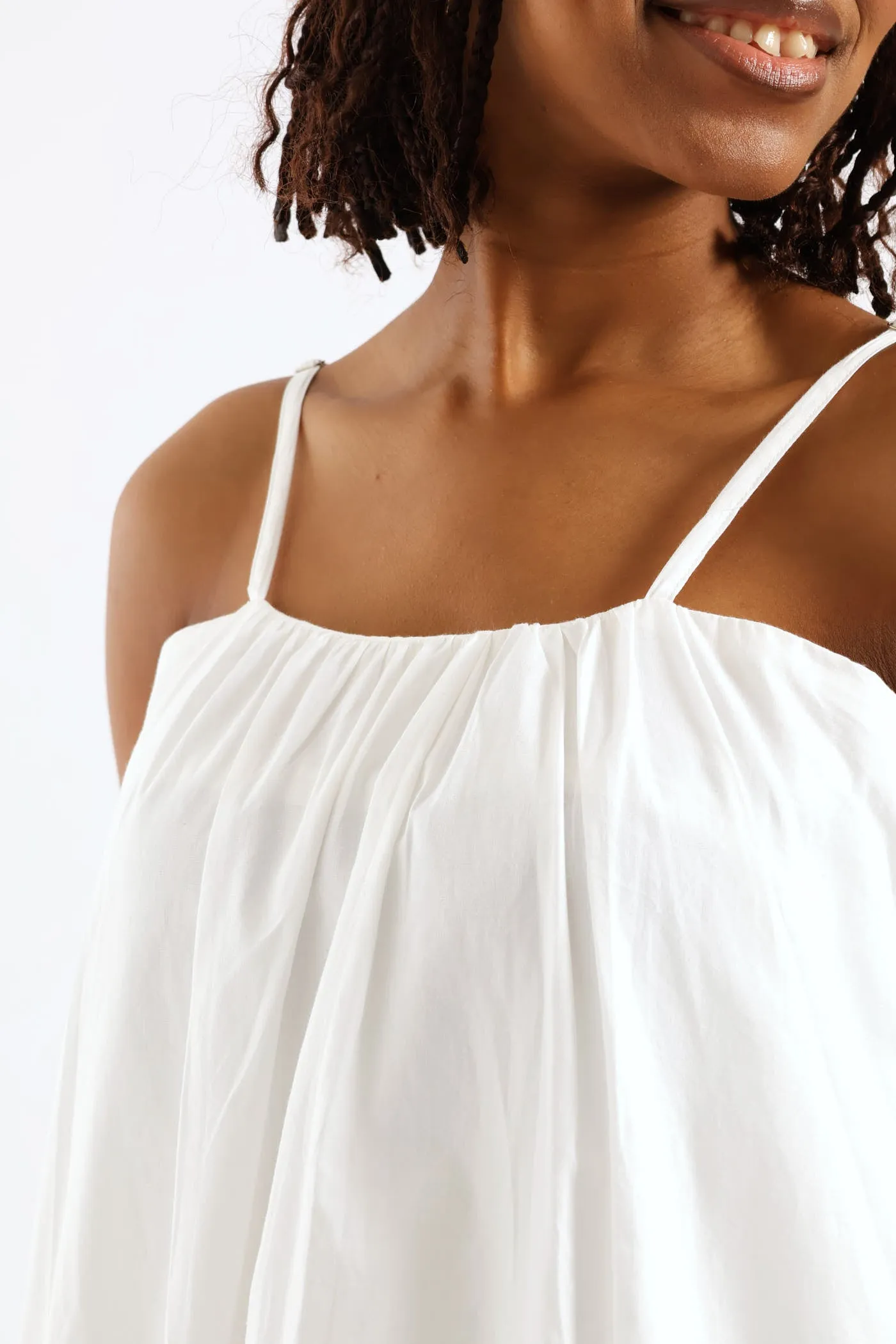 Bubble Hem Bows Mini Dress - White sold by Edgars product image thumbnail 3
