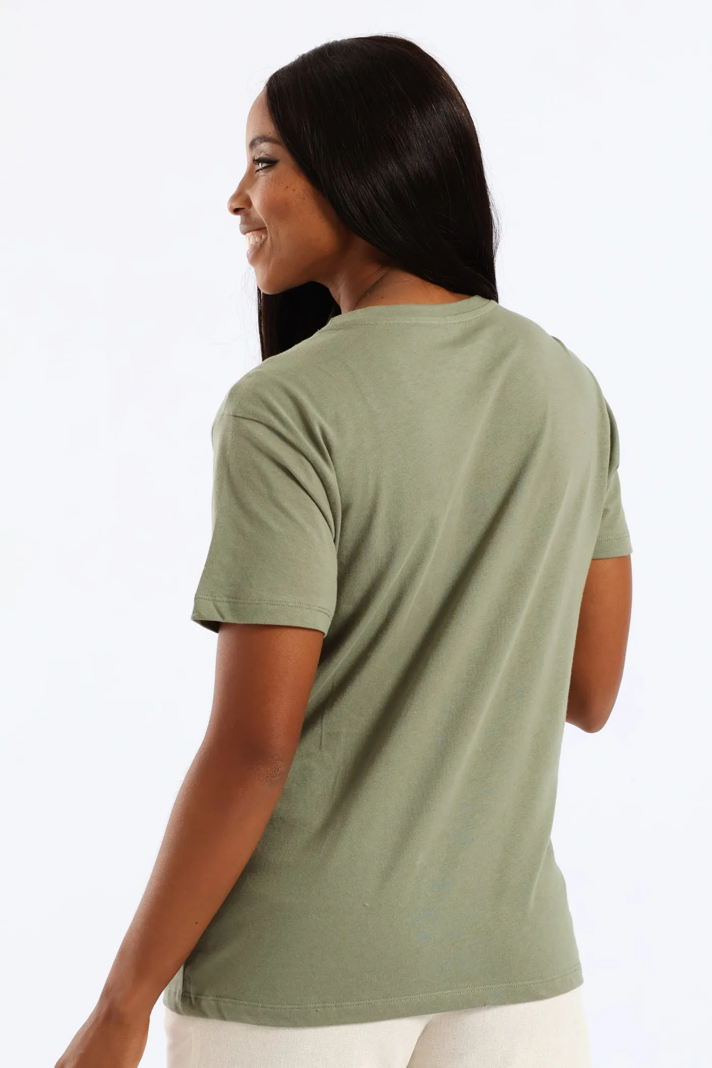 Beautiful Woman Foil Tee - Sage sold by Edgars product image thumbnail 4