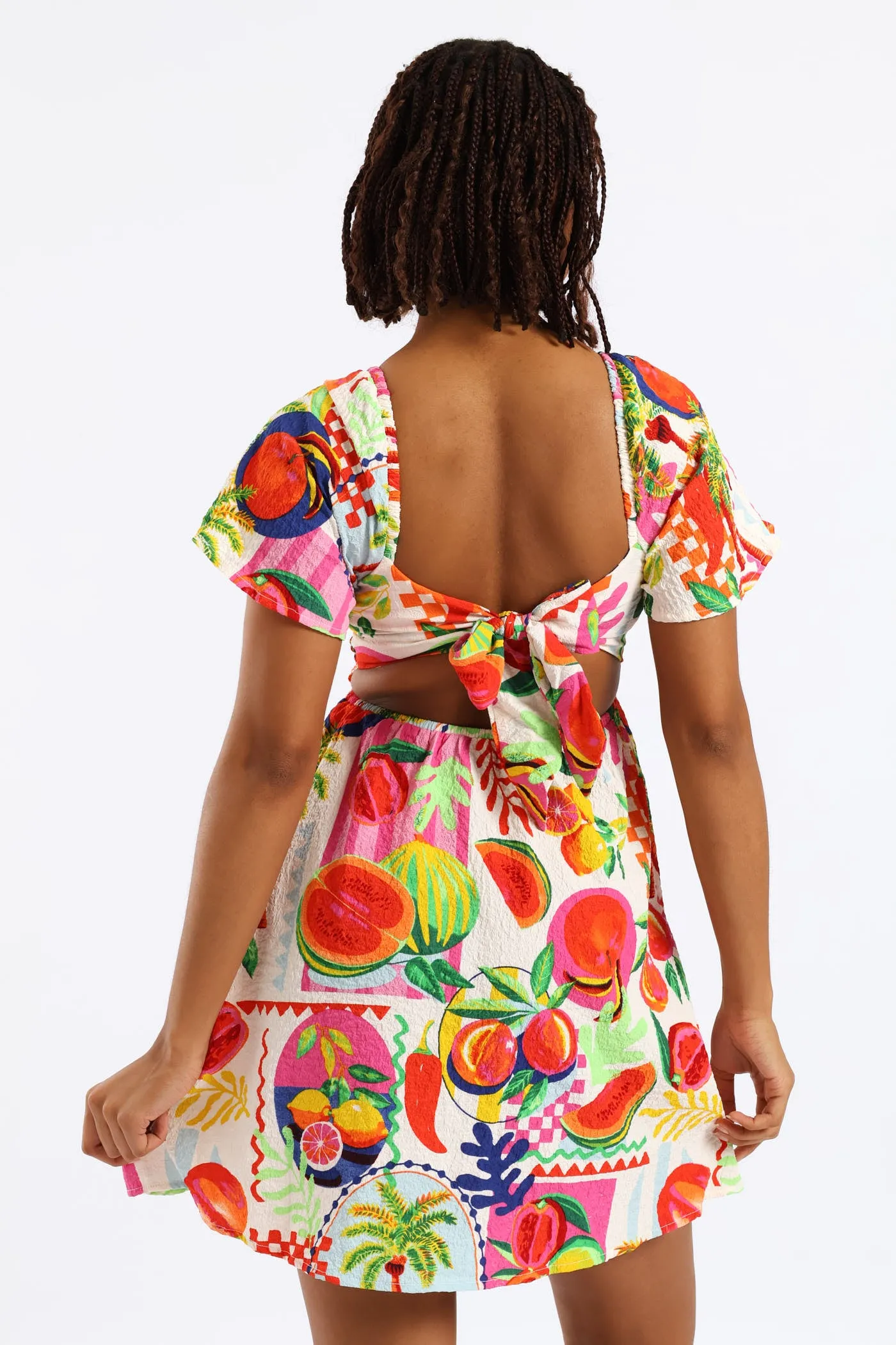 Tropical Smock Mini Dress - Multi sold by Edgars product image thumbnail 2