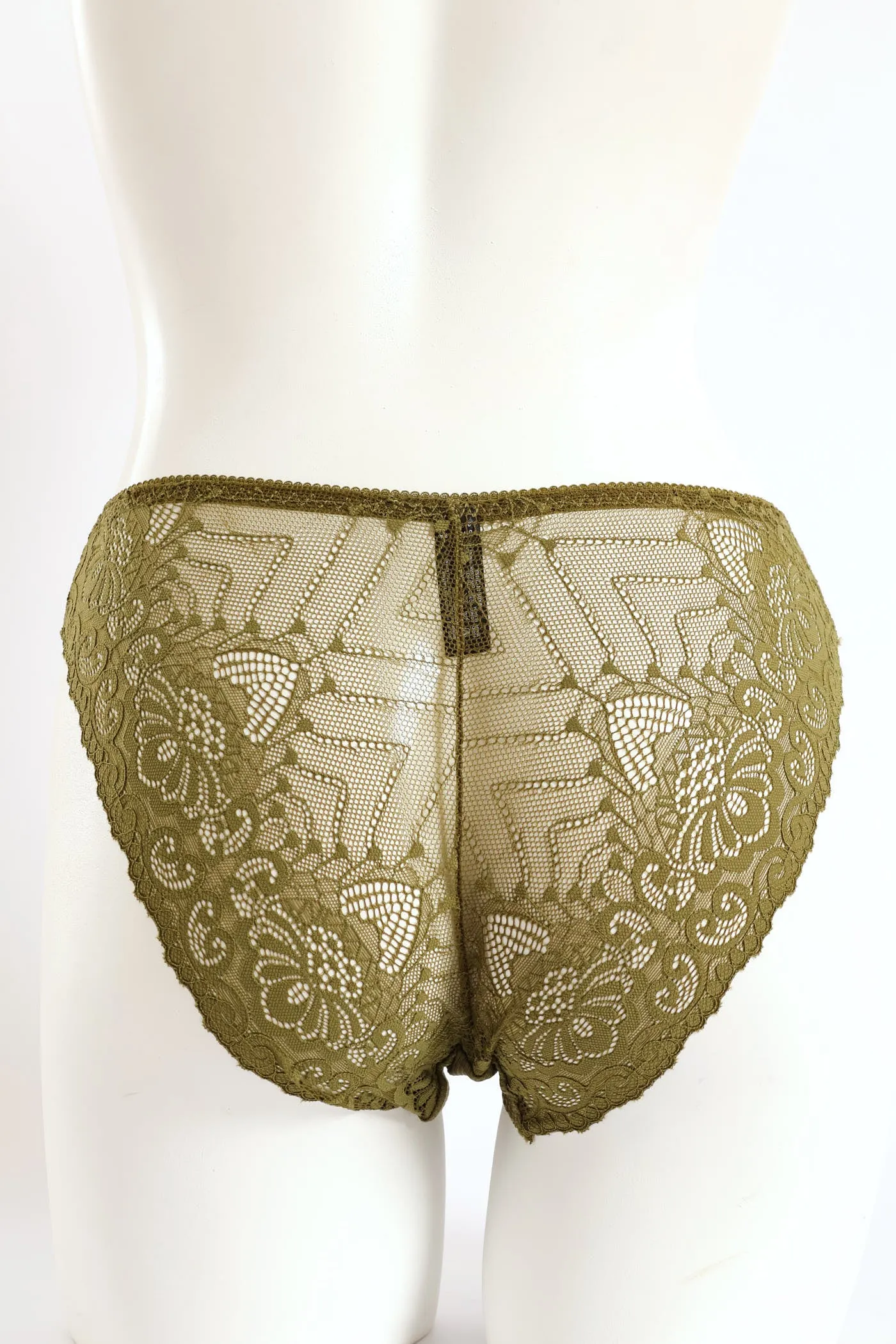 Lace & Rib Bikini Panty - Olive sold by Edgars product image thumbnail 2