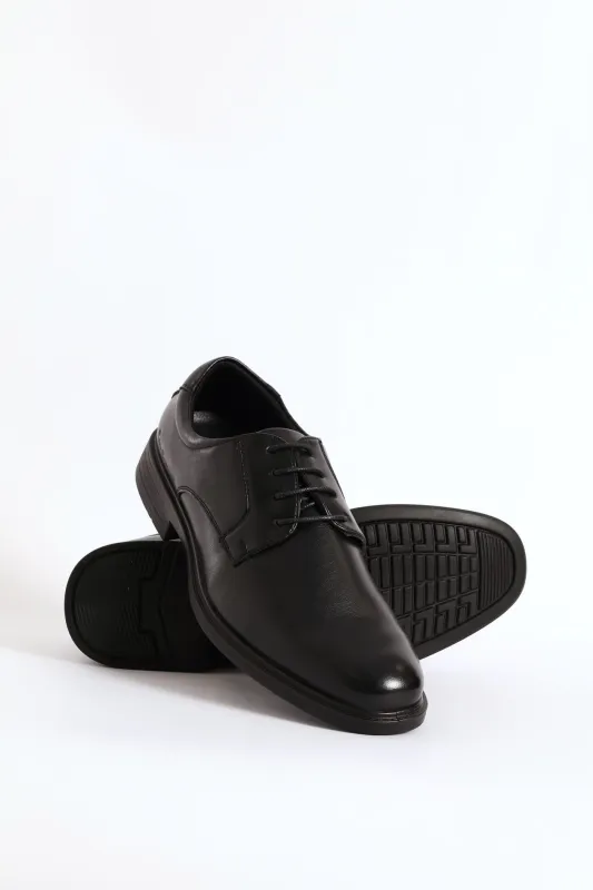 Wide Toe Formal Lace Up Shoe - Black sold by Edgars
