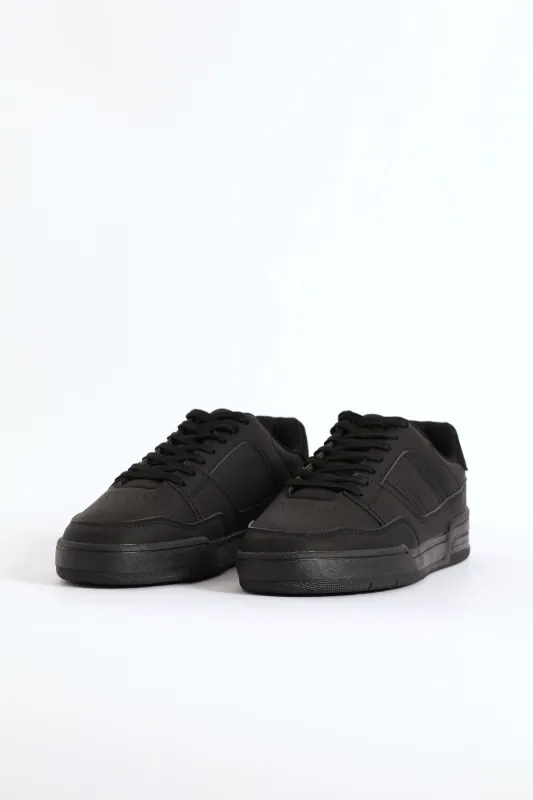 Basic Lace Up Sneaker - Black sold by Edgars
