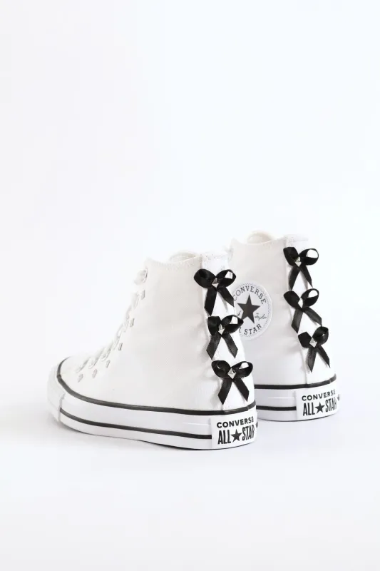 Chuck Taylor All Star Bows & Studs Sneaker - White sold by Edgars