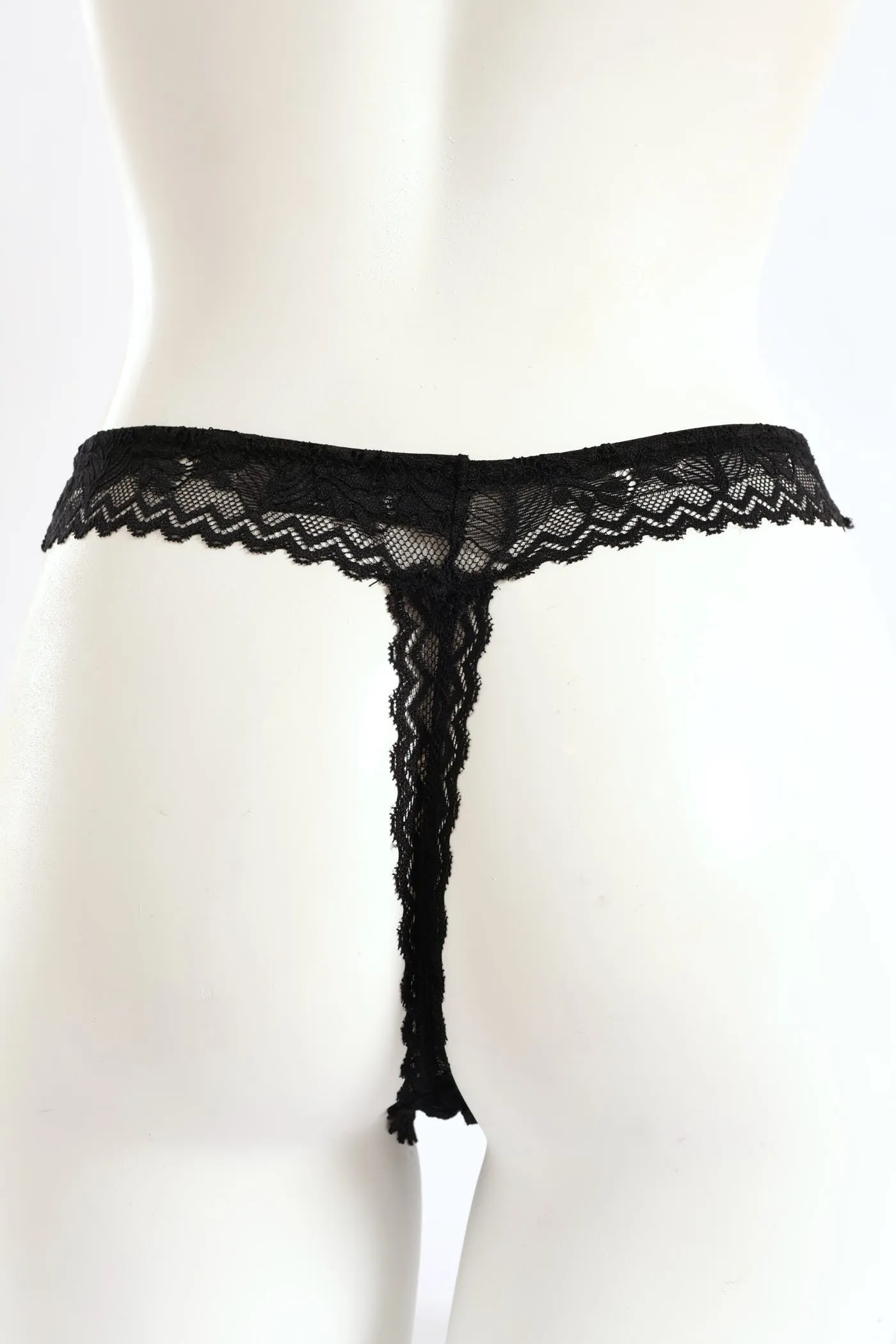 3 Pack Lace G-String Panties - Green/Pink/Black sold by Edgars product image thumbnail 4