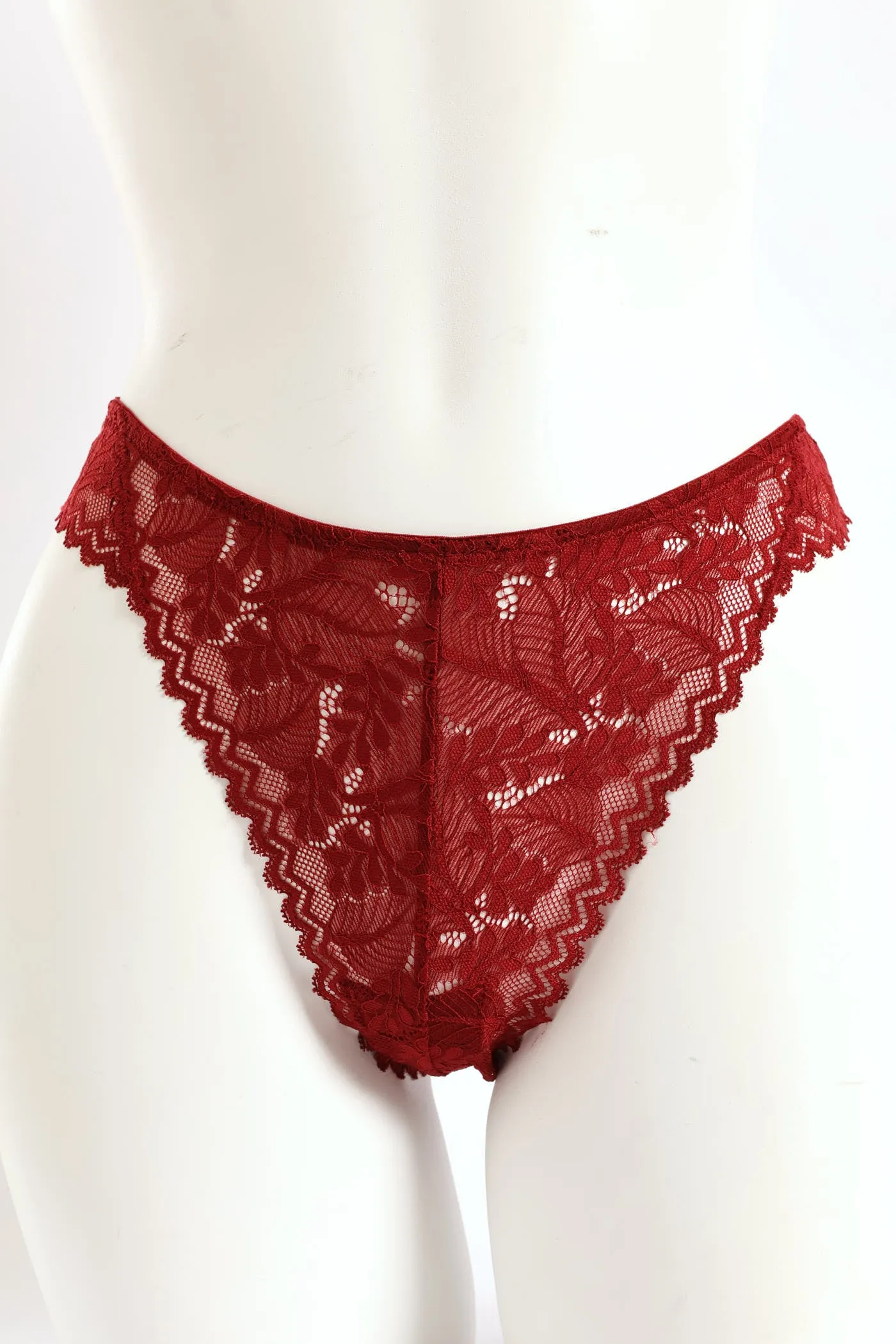 3 Pack Lace G-String Panties - Green/Pink/Black sold by Edgars