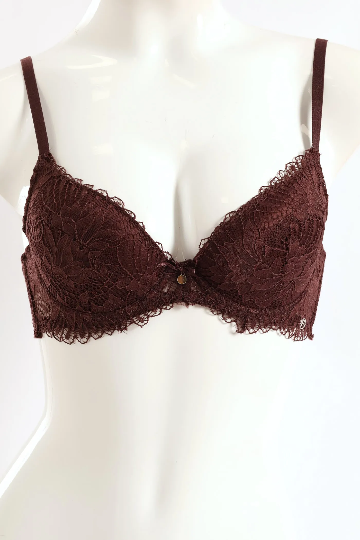 2 Pack Galloon Lace T-Shirt Bra - Caramel/Espresso sold by Edgars product image thumbnail 3